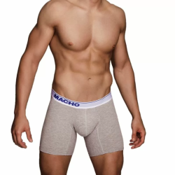 Imagen de MACHO MC087 BOXER LARGO GRIS TALLA