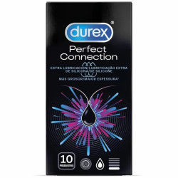 Imagen de DUREX PERFECT CONNECTION EXTRA LUBRICACION SILICONA 10 UNIDADES