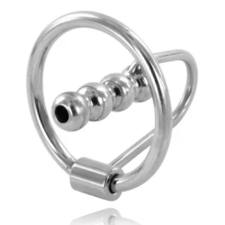 Imagen de METALHARD ANILLO GLANDE CON PLUG URETRAL 30MM