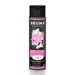 Imagen de BRUMA - ACEITE DE MASAJE PREMIUM EFECTO CALOR SABOR CHICLE 3 EN 1 - 100 ML