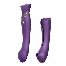 Imagen de ZOLO QUEEN SET PULSE WAVE CLIT STIM MORADO