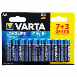 Imagen de VARTA LONGLIFE POWER PILA ALCALINA AA LR6 BLISTER*10