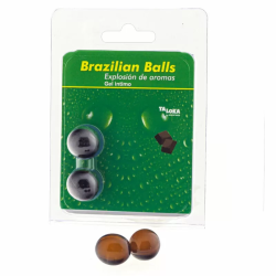 Imagen de TALOKA - BRAZILIAN BALLS GEL ÍNTIMO CHOCOLATE 2 BOLAS