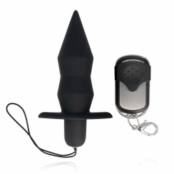 Imagen de SPIRIT ANAL PLUG REMOTE CONTROL NEGRO