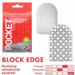 Imagen de TENGA BLOCKED EDGE MASTURBADOR POCKET