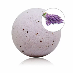 Imagen de TALOKA - BOMBA DE BAÑO CON AROMA LAVANDA Y PÉTALOS DE ROSA