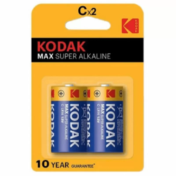 Imagen de KODAK MAX PILA ALCALINA C LR14 BLISTER*2