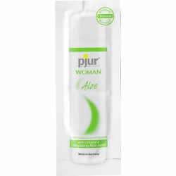 Imagen de PJUR WOMAN ALOE LUBRICANTE BASE AGUA 2 ML