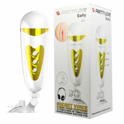 Imagen de MASTURBADOR MASCULINO CON VIBRACION Y SONIDO SALLY PRETTY LOVE