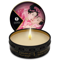 Imagen de SHUNGA MINI CARESS BY CANDELIGHT VELA MASAJE ROSAS 30ML