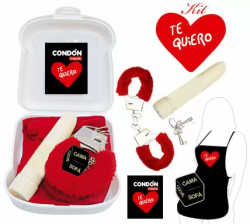 Imagen de KIT ERÓTICO ROJO TE QUIERO / I LOVE YOU