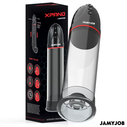 JAMYJOB  XPAND BOMBA AUTOMÁTICA 3 NIVELES DE SUCCIÓN GRIS