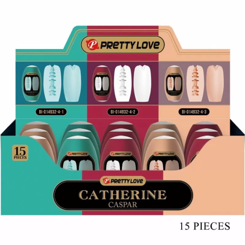 PRETTY LOVE  CASPAR PACK 15 MASTRUBADORES MASCULINOS VARIOS