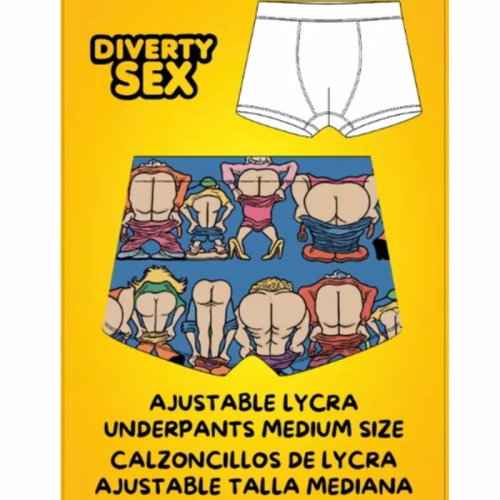 DIABLO PICANTE - CALZONCILLO CULO TALLA MEDIANA