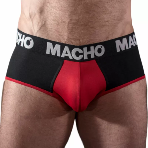 MACHO MS26N SLIP NEGRO/ROJO M