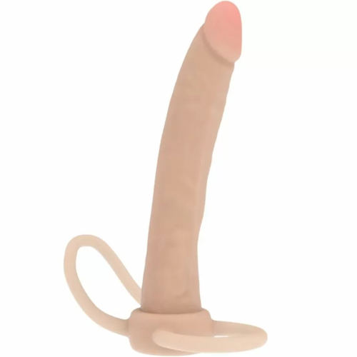 GET REAL  DOUBLE TROUBLE PENETRADOR ANAL SILICONA 16 CM