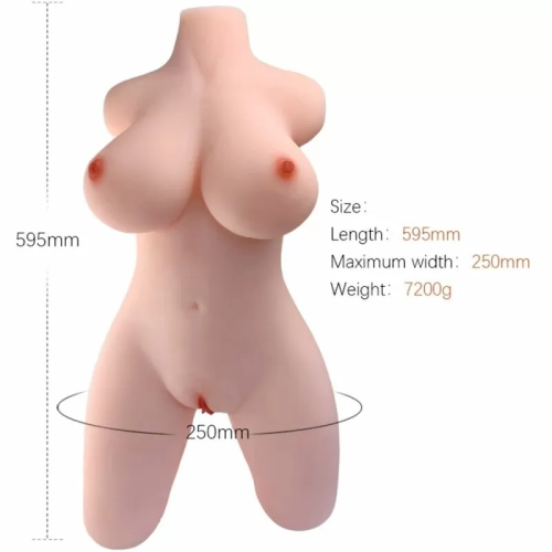 TORSO FEMENINO REALISTICO MODELO 2