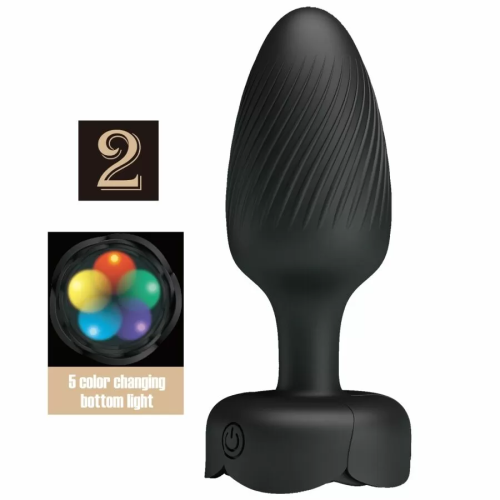 PRETTY LOVE VARIAN PLUG ANAL CON LUZ LED 10.8 CM