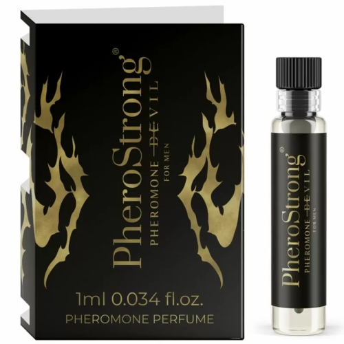 PERFUME CON FEROMONAS DEVIL PARA HOMBRE 1 ML