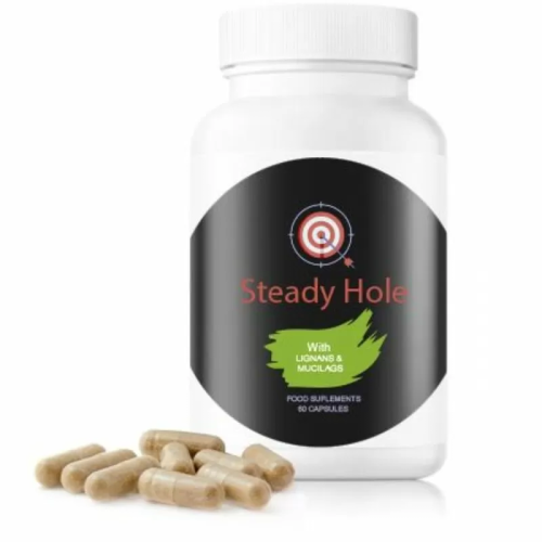 500 COSMETICS USTEADY HOLE COMPRIMIDOS PARA LA SALUD DEL TRÁNSITO INTESTINAL 60 CÁPSULAS