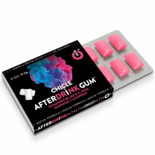 After Drink – 1 X 8 UDS | El chicle funcional que te ayuda a recuperar energía tras la noche
