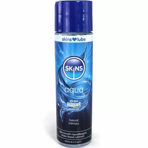 SKINS AQUA LUBRICANTE BASE DE AGUA 250 ML