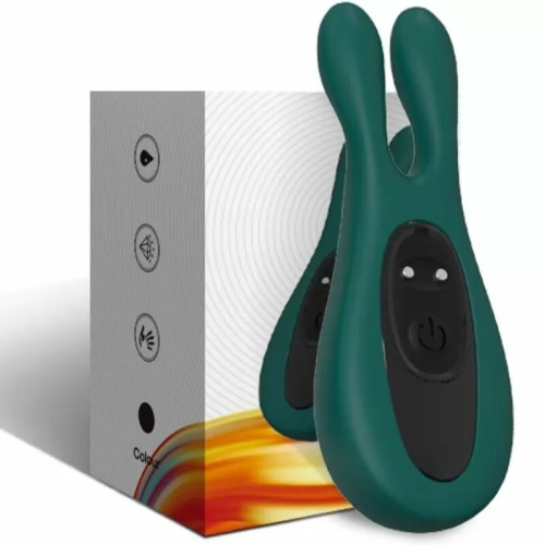 ESTIMULADOR & VIBRADOR RABBIT VERDE