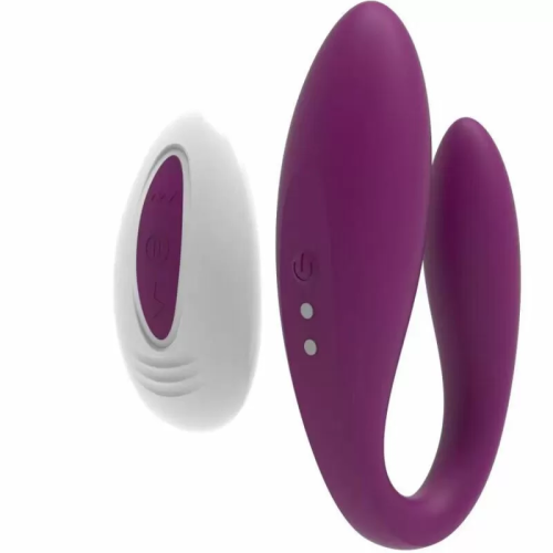 KITTY VIBRADOR PARA PAREJAS CONTROL REMOTO VIOLETA