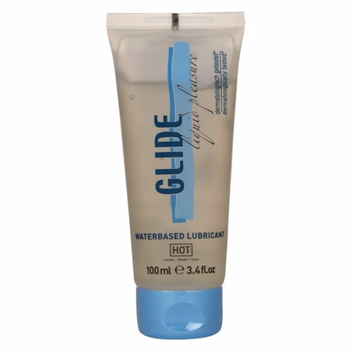 HOT  GLIDE LIQUID PLEASURE LUBRICANTE BASE AGUA 100 ML