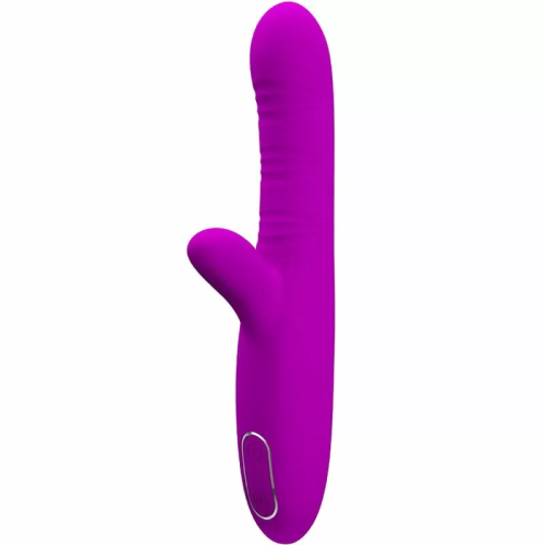 PRETTY LOVE  ANGELIQUE VIBRADOR MULTIFUNCIÓN + ESTIMULADOR DE CLÍTORIS MORADO