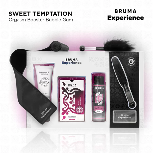 BRUMA XPERIENCE - KIT TENTACIÓN DULCE CHICLE CON POTENCIADOR DE ORGASMOS
