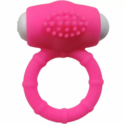 POWER O ANILLO VIBRADOR SILICONA ROSA