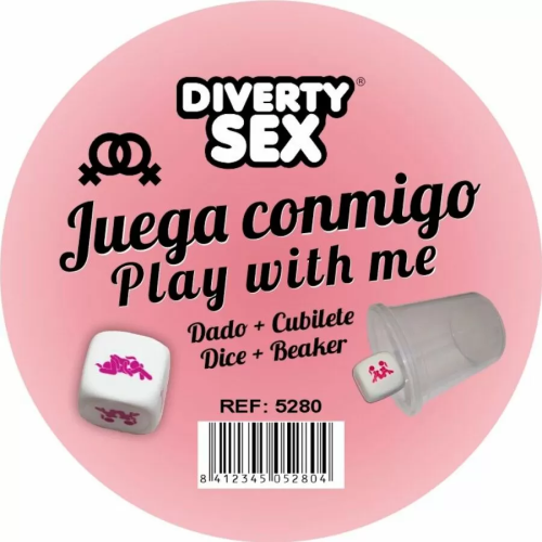 DIABLO PICANTE DADO DURO BLANCO POSTURAS CHICAS CON CUBILETE