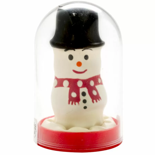 CONDOMERIE PRESERVATIVO DECORATIVO PINTADO A MANO MUÑECO DE NIEVE