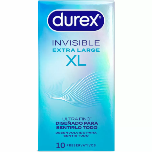 PRESERVATIVOS INVISIBLE XL 10 UNIDADES