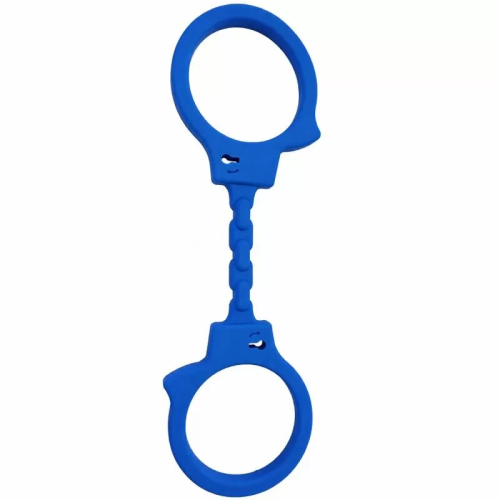 DIABLO PICANTE - ESPOSAS SILICONA AZUL