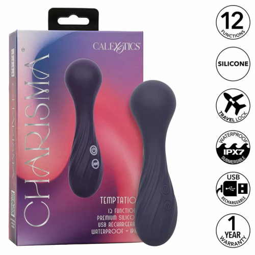 CALEXOTICS CHARISMA TEMPTATION MASAJEADOR 12 FUNCIONES MORADO