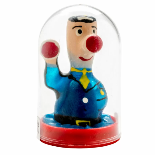 CONDOMERIE PRESERVATIVO DECORATIVO PINTADO A MANO POLICÍA