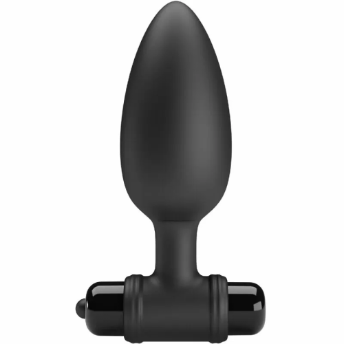 PRETTY LOVE  VIBRA BUTT PLUG 2 PLUG ANAL 10 VIBRACIONES NEGRO