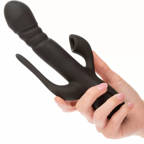 VIBRADOR TRIPLE EUPHORIA NEGRO