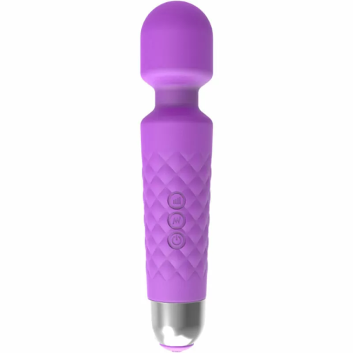 MINI MASAJEADOR & VIBRADOR VIOLETA