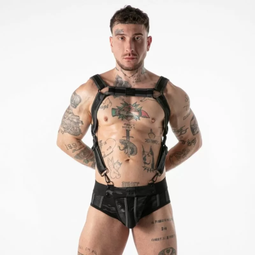 LOCKER GEAR - ARNÉS FULL MILITARY ACCESS ROJO L/XL
