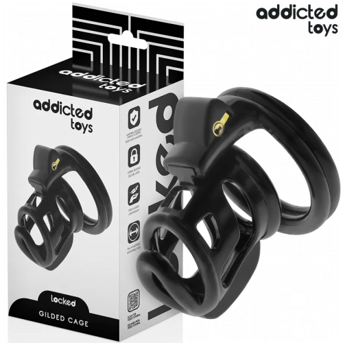 LOCKED GILDEN CAGE JAULA PARA PENE DE SILICONA 8,5 CM
