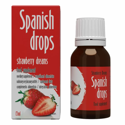 Spanish Drops – Complemento alimenticio en gotas con sabor a Fresa