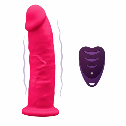 SILEXD  PENE REALÍSTICO MODELO 2 ROSA + CONTROL REMOTO LRS 17 CM