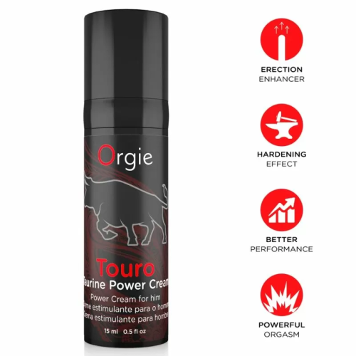 ORGIE - TOURO CREMA POTENCIADORA PARA HOMBRE 15 ML