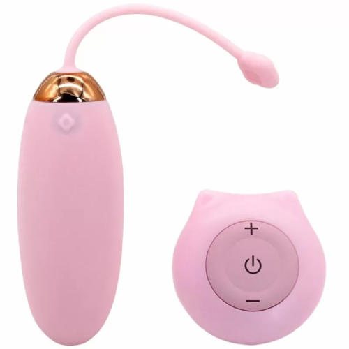 KITTY FUN HUEVO VIBRADOR CONTROL REMOTO 10 VIBRACIONES ROSA