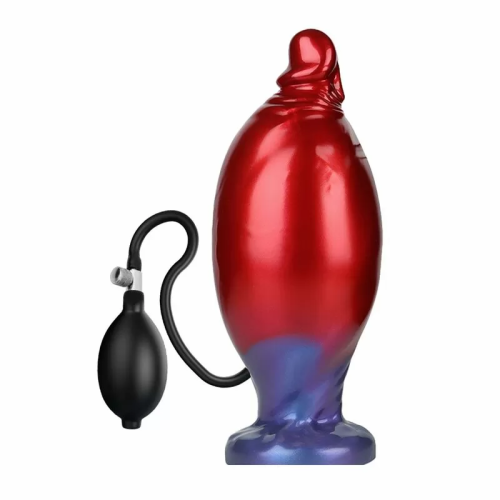 POWER MONSTERS - SHADOW BEHEMOTH DILDO HINCHABLE FANTASÍA BICOLOR 22 CM Ø 5 CM