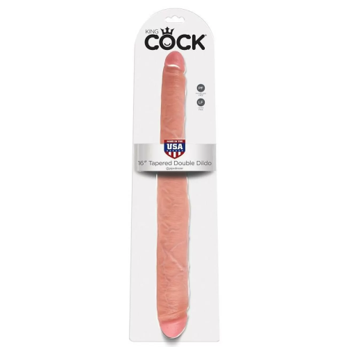 KING COCK DILDO DOBLE NATURAL 40.6 CM