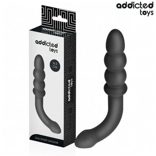 ADDICTED TOYS MASAJEADOR ANAL DOBLE SILICONA 16,5 CM
